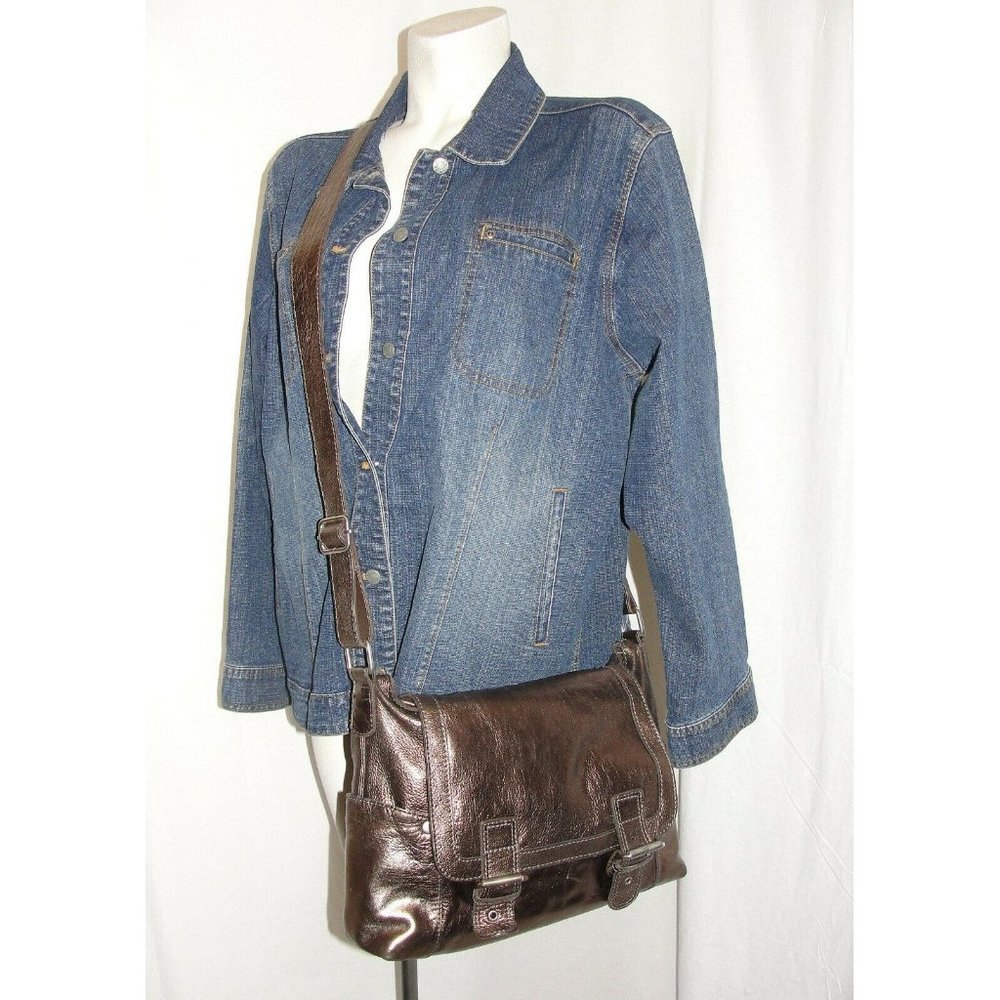 Boden Brown Leather Crossbody Shoulder Bag